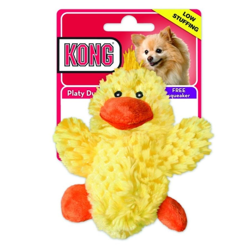 KONG Plush Platy Duck Dog Toy - Small - 5"