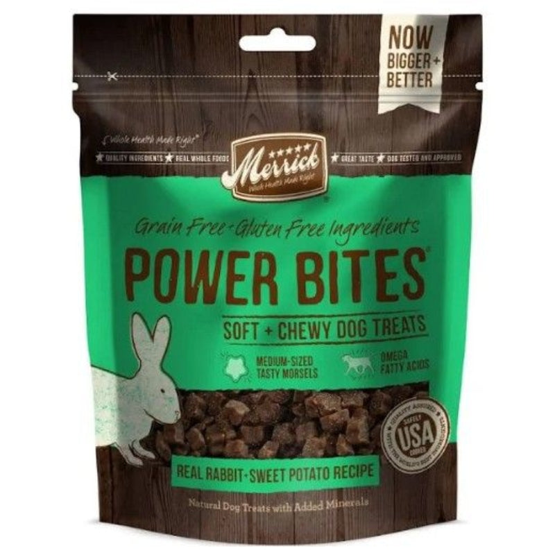 Merrick Power Bites Soft & Chewy Dog Treats - 6 oz