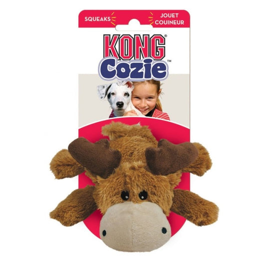 KONG Cozie Plush Toy - Medium - Marvin The Moose