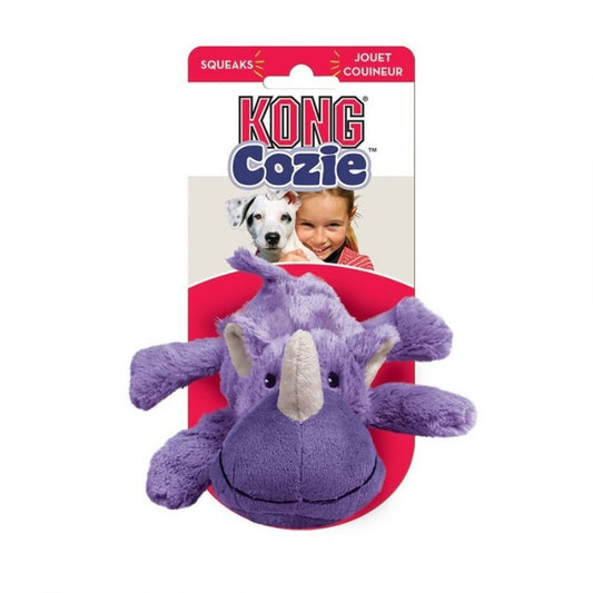 KONG Cozie Plush Toy - Medium - Rosie The Rhino